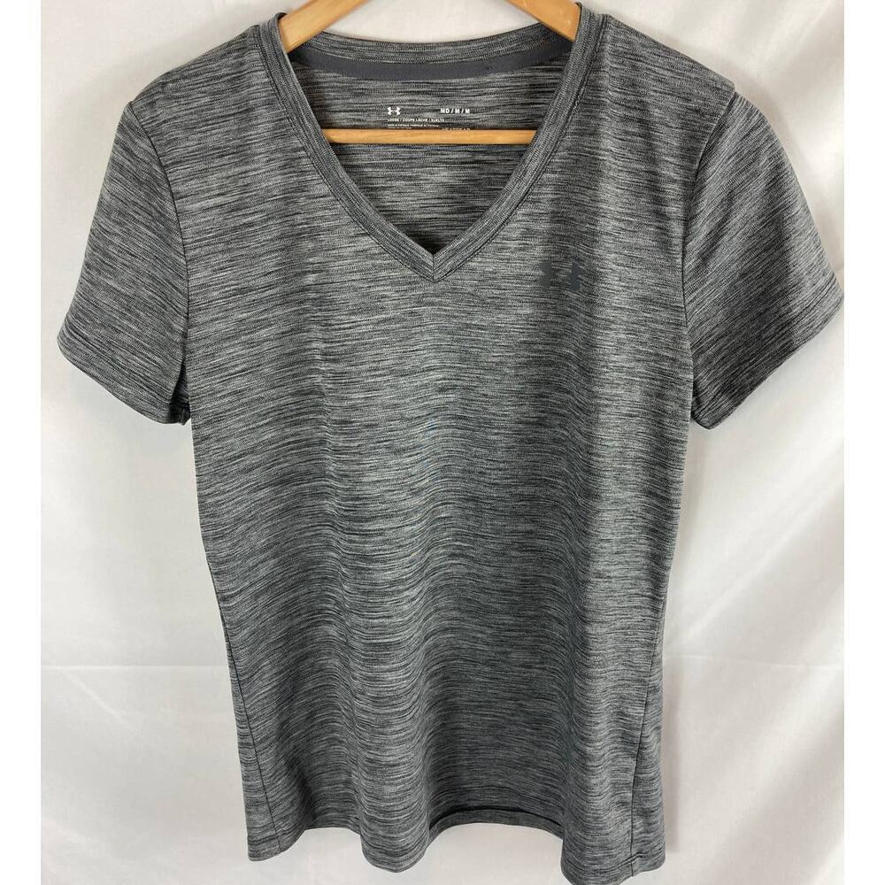 Under Armour Loose HeatGear Grey Tshirt Size Medium